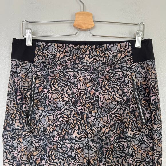 Athleta Trekkie North Jogger Pants Kinetic Abstract 533655 Women's Size 10 Black - Picture 4 of 14